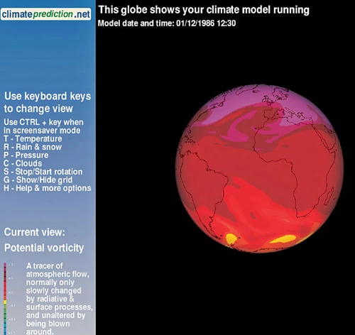 Za pomocą specjalnego wygaszacza ekranu każdy może udostępnić swój komputer do badań naukowych. Program BIONC służy badaniom nad klimatem.