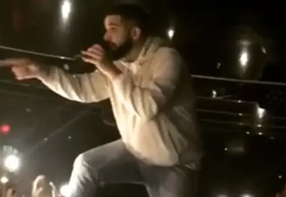 Drake do gościa obmacującego dziewczynę: Przestań, albo zejdę ci wpie***lić