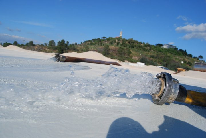 Portugalia - sztuczna plaża w Mangualde