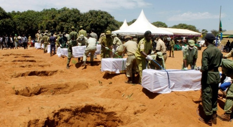 Prime Minister Kassim Majaliwa led national funerals on the island of Ukara, where the MV Nyerere had been coming in to dock on Thursday