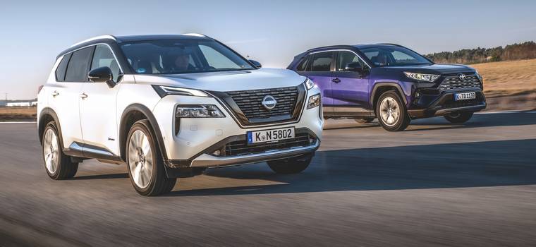 Nissan X-Trail kontra Toyota RAV4. Która hybryda jest lepsza?