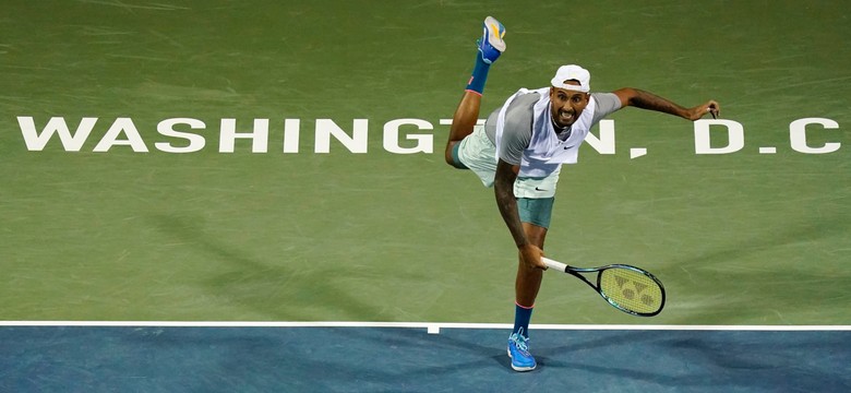 Kyrgios obronił pięć meczboli i zagra w półfinale turnieju w Waszyngtonie