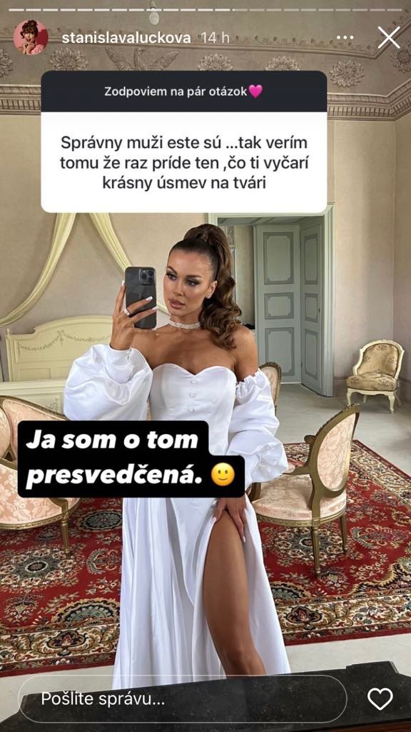 Stanka odpovedala po rozchode na zvedavé otázky.