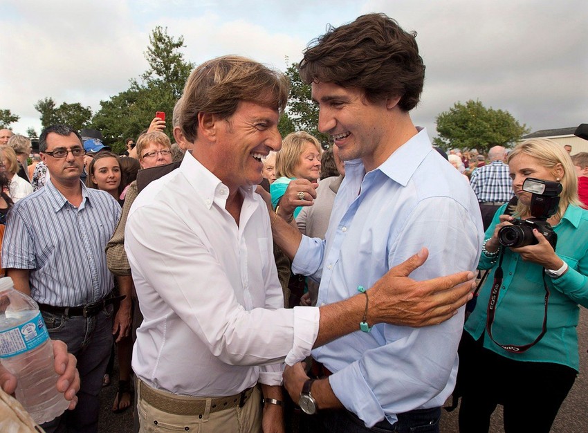 Stiven Bronfman i Džastin Trudo 2013.