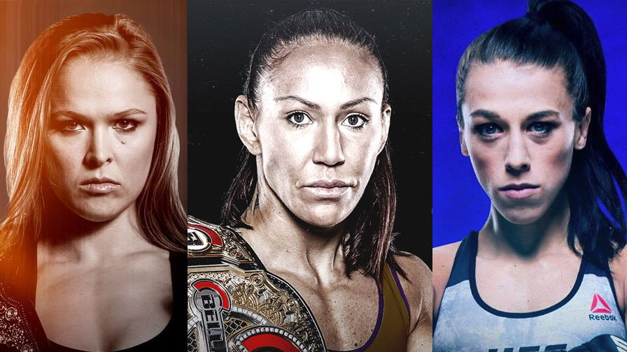 Ronda Rousey, Cris Cyborg, Joanna Jędrzejczyk