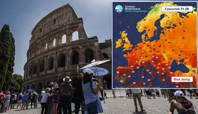 Afrykański antycyklon "zagotuje" południe Europy. Temperatura poszybuje do 46 st. C