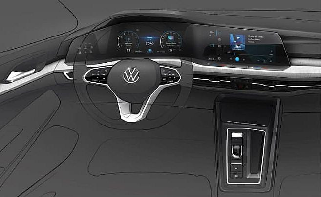 Volkswagen Golf ósmej generacji zaskoczy cyfrowym wnętrzem
