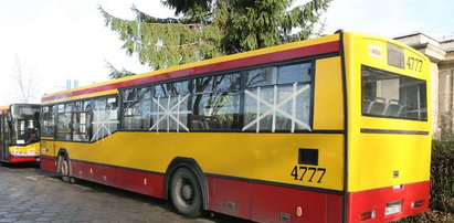 Ostrzelali autobusy w Warszawie