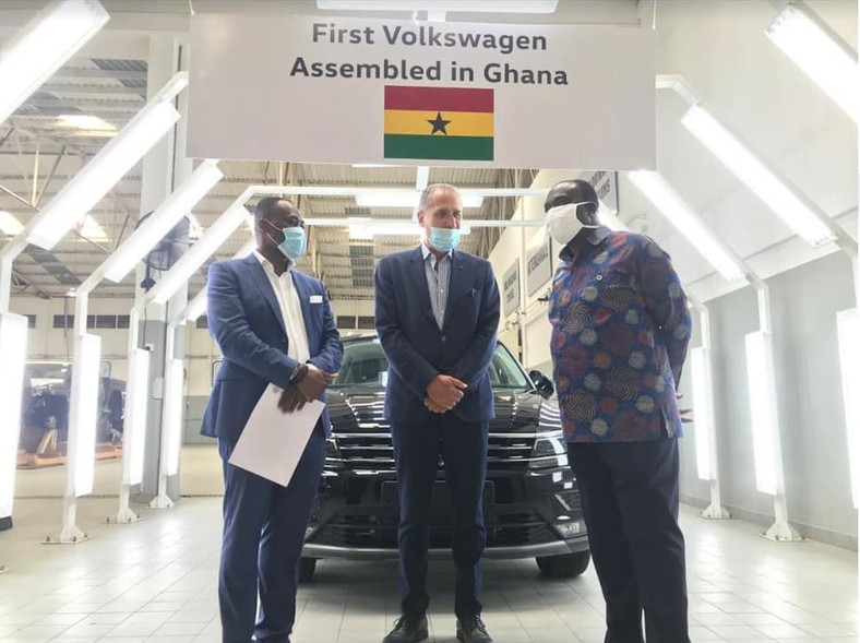 Minister for Trade & Industry pays working visit to VW Ghana assembly facility in Accra