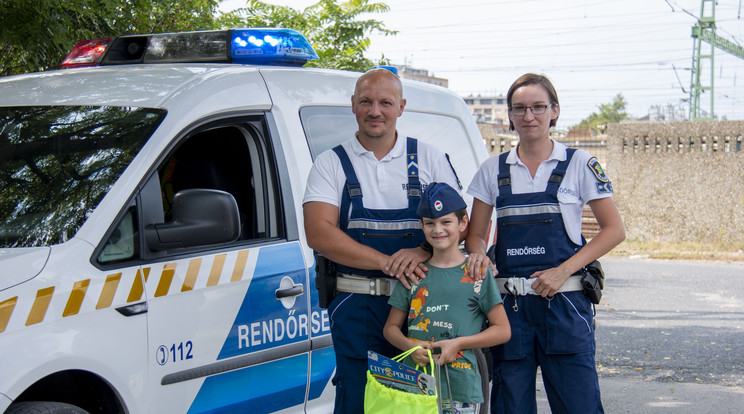 Talpraesett kisfiú vezette nyomra a rendőröket Székesfehérváron /Fotó: police.hu