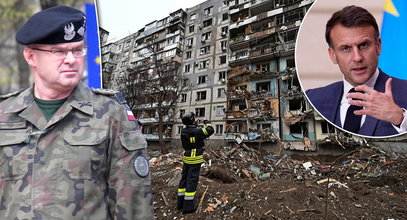 Macron znowu sugeruje wysłanie wojsk NATO do Ukrainy. Zdecydowana reakcja gen. Skrzypczaka