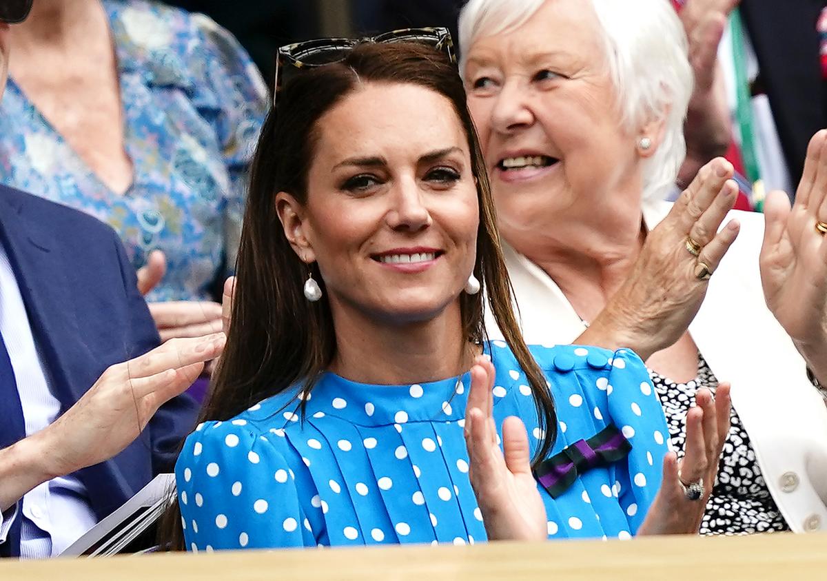 Katalin hercegné a legédesebb ruhában bukkant fel Wimbledonban