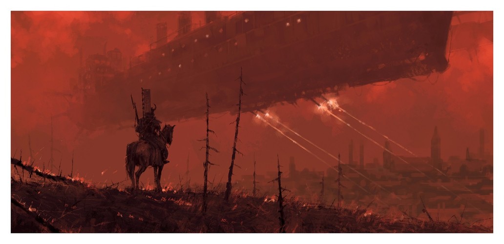 Jakub Różalski 'Czerwony smok'