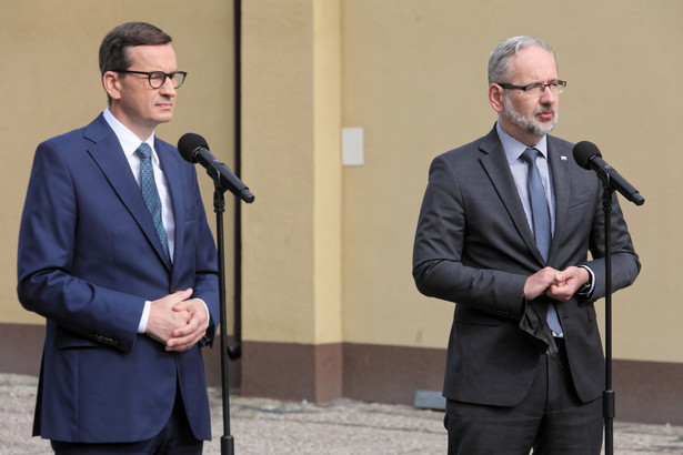 Mateusz Morawiecki i Adam Niedzielski