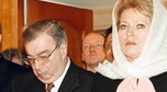 Walentina Matwijenko i ówczesny premier Jewgienij Primakow podczas uroczystości obchodów prawosławnego święta Bożego Narodzenia w 1999 r.