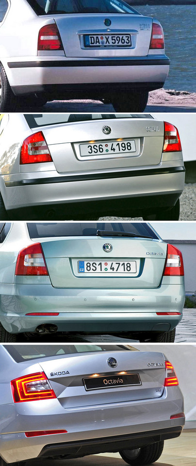 Skoda Octavia - porówananie generacji 