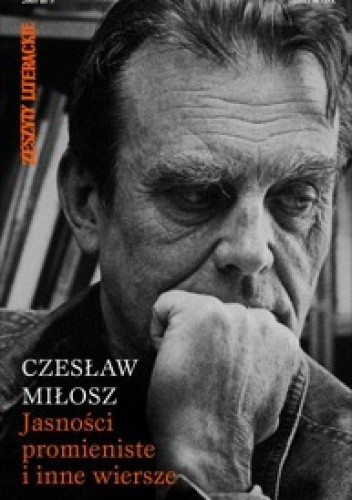 Jasności promienne i inne wiersze" Czesława Miłosza. Okładka