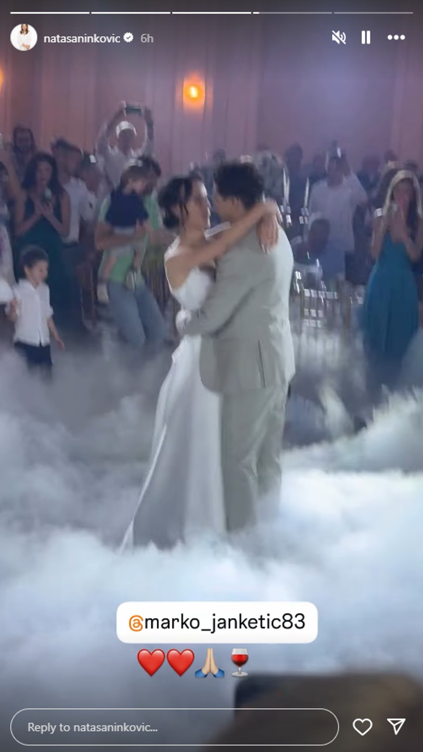 Prvi ples Marka Janketića i supruge