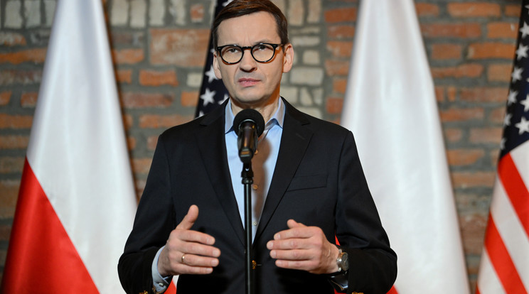Mateusz Morawiecki lengyel miniszterelnök / Fotó: MTI/EPA-PAP/Darek Delmanowicz