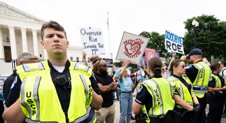 The Department of Homeland security warns that extremists on both sides of the abortion issue could act if Roe v. Wade is overturned.