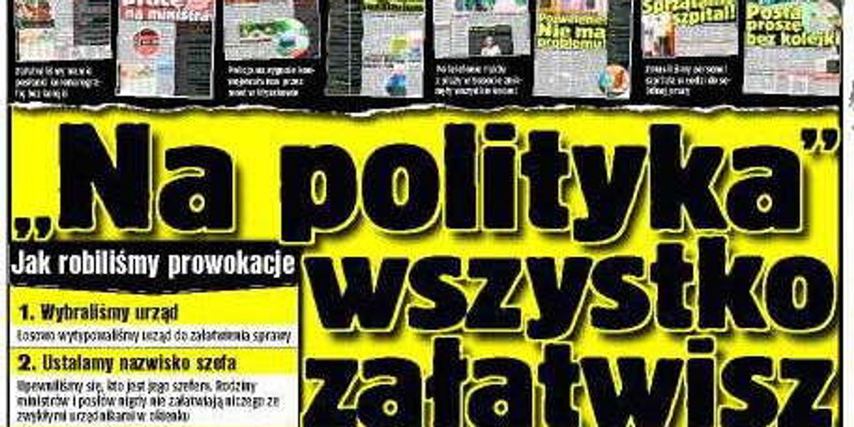 "Na polityka" wszystko załatwisz