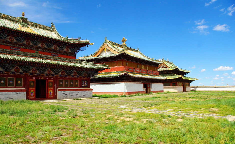 Buddyjski klasztor w Mongolii