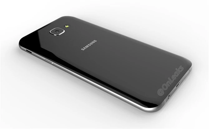 Samsung Galaxy A8 2016 z tyłu