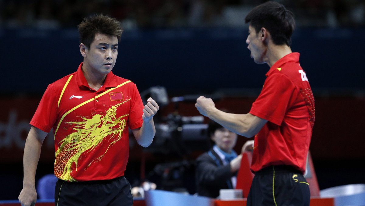 Tenisiści stołowi Chin zdobyli złoty medal w rywalizacji drużynowej mężczyzn podczas igrzysk olimpijskich w Londynie. W finale pokonali oni Koreę Południową 3:0.