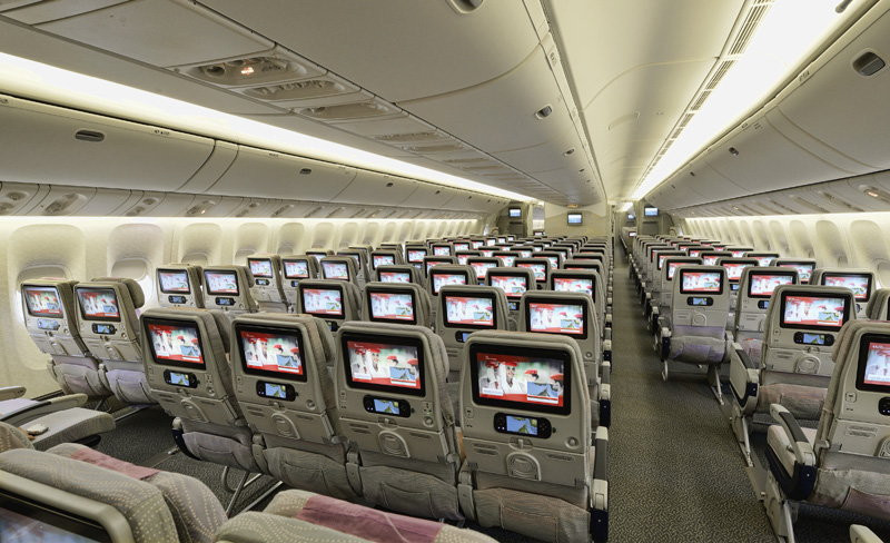Boeing 777-300ER Emirates - klasa ekonomiczna