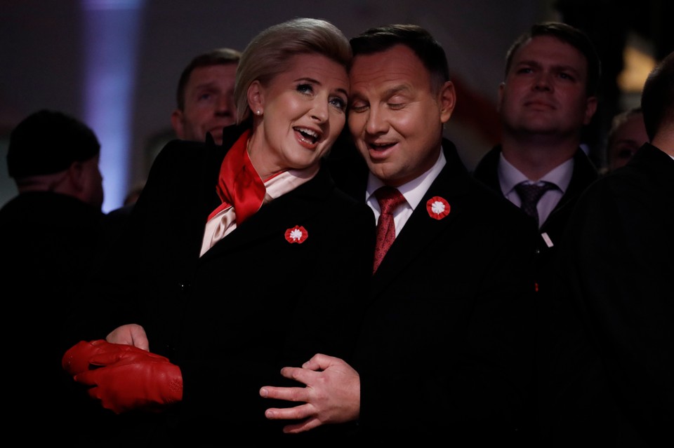 Andrzej Duda i Agata Kornhauser-Duda