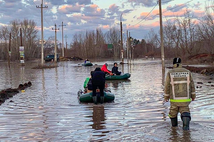 Poplave u Orenburškoj oblasti u Rusiji