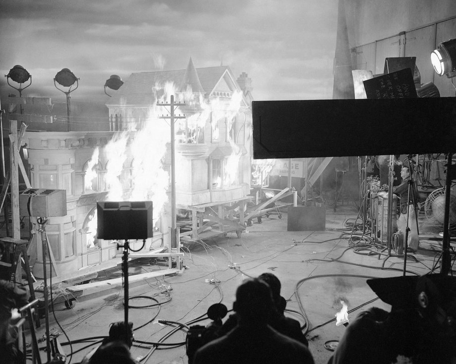 In the old days, every detail about film sets — fires, buildings, roads — had to be built by hand by the film crew. While many film sets are still required to be built by hand, there's a new way to create realistic backgrounds.