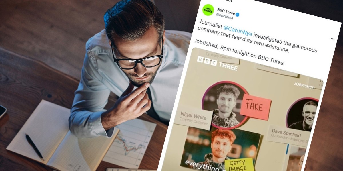 Praca zdalna nie dziwiła nikogo w dobie pandemii. Jednak pracownicy agencji zostali oszukani (Fot. twitter.com/bbcthree)