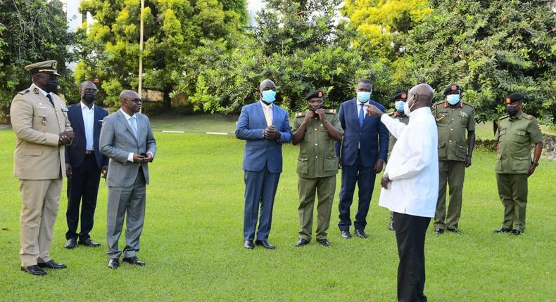 President Yoweri Kaguta Museveni received a special message from his Central African Republic counterpart, Faustin- Archange Touadera.