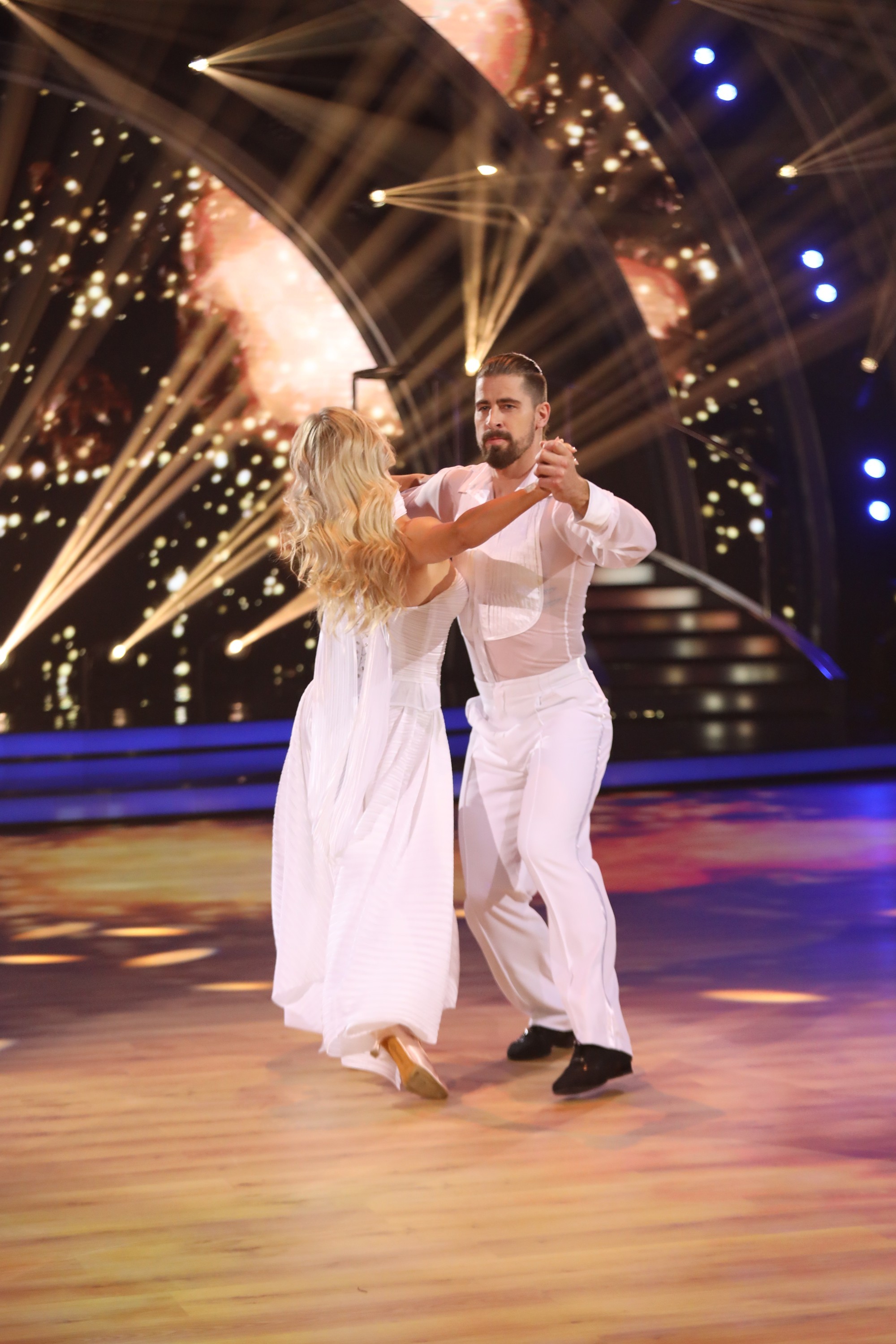 Peter Sagan a Eliška Lenčešová v Let's Dance.
