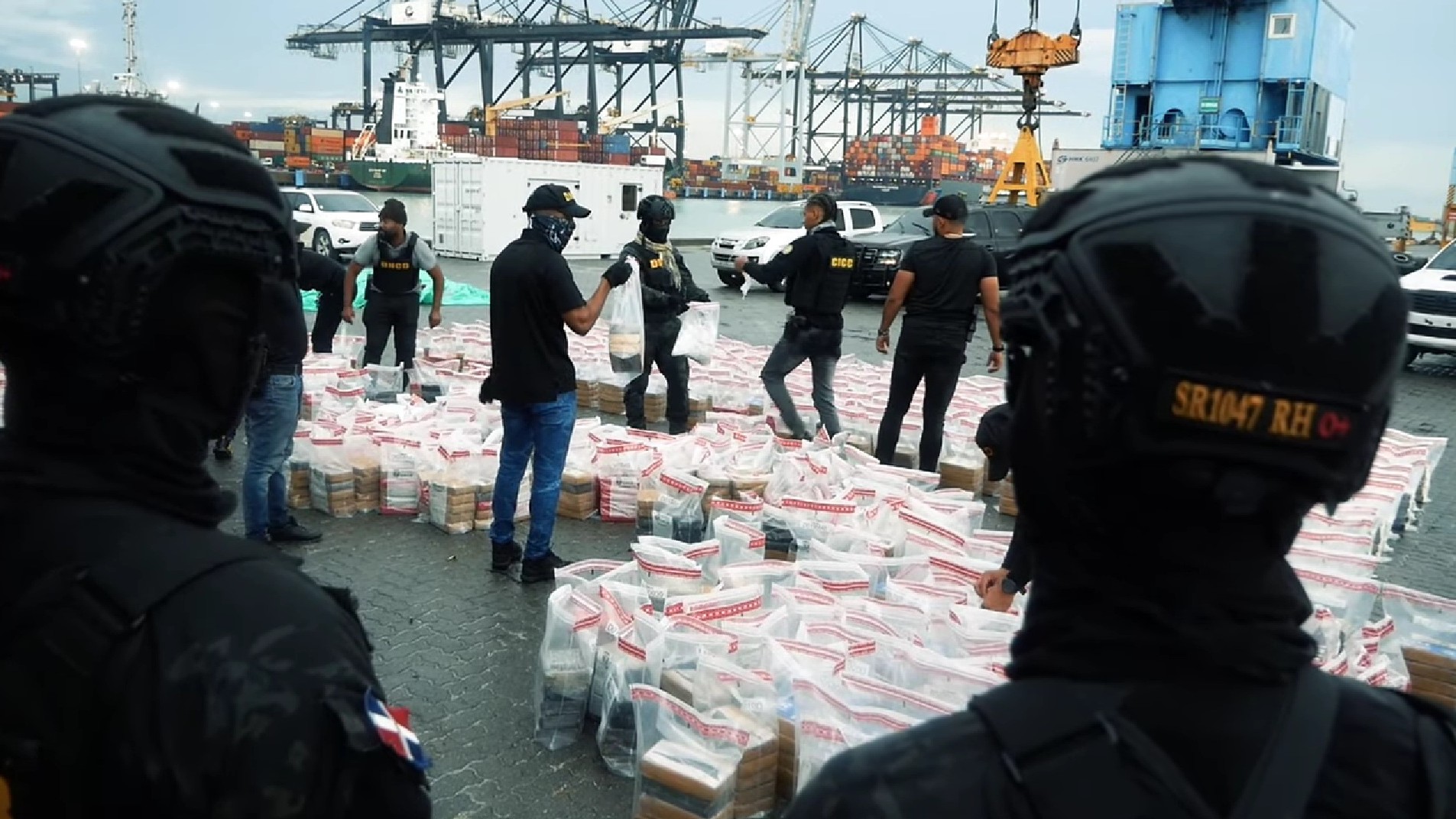 Zadržanie kokaínu v prístave Caucedo v Dominikánskej republike