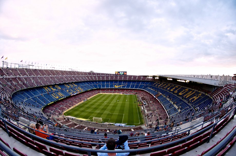 Stadion Camp Nou w Barcelonie