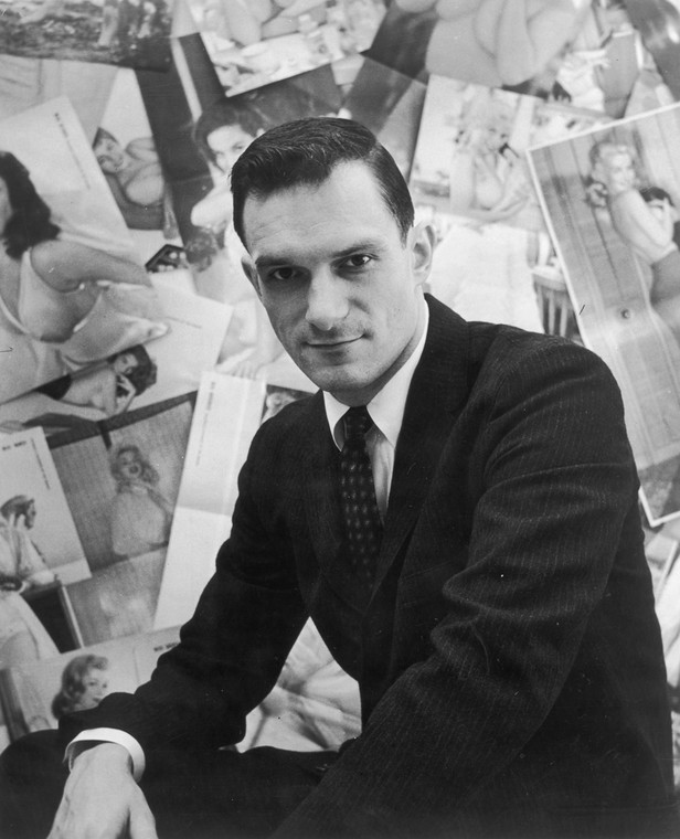 Hugh Hefner w 1953 r.