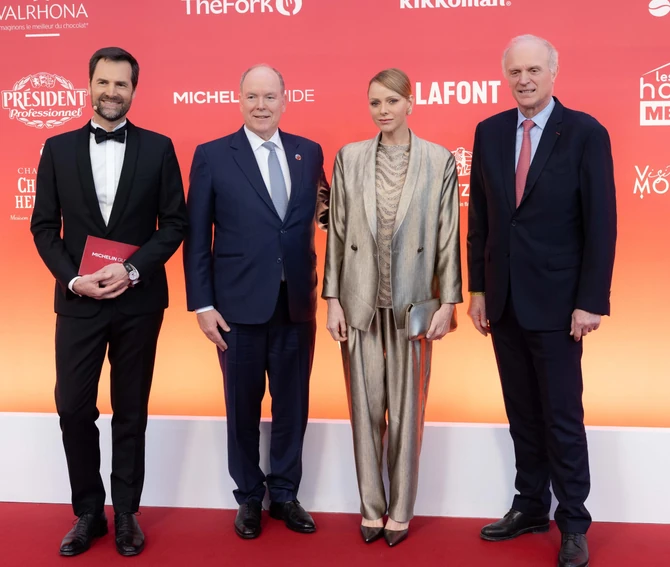 Princeza Šarlin i princ Albert od Monaka na prestižnom događaju