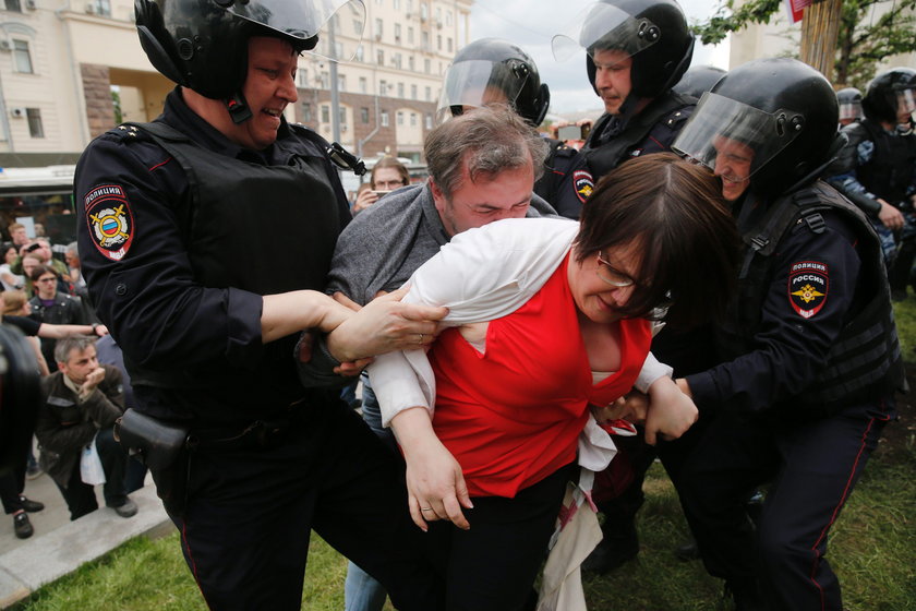 Demonstracje w całej Rosji. Policja wyjątkowo brutalna!