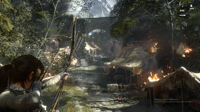 Rise of the Tomb Raider - Scena 1 - GeForce Now 50 Mb/s