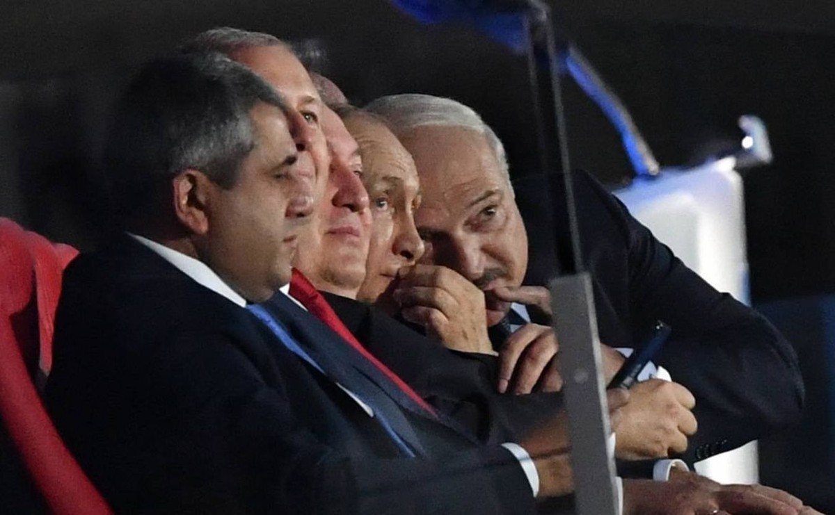 Prezydent Białorusi Alaksandr Łukaszenka i prezydent Rosji Władimir Putin