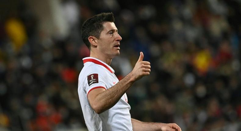 Poland refuses to play their 2022 World Cup play-off against Russia in Moscow due to the Russian invasion of Ukraine their federation president said hours after star striker Robert Lewandowski expressed his unease over the match Creator: Valentine CHAPUIS