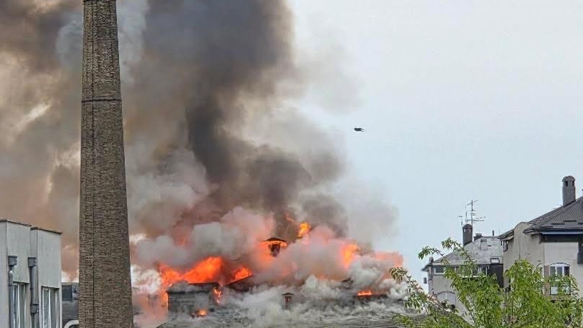(FOTO, VIDEO) GORI ZGRADA STAROG MLINA U OBRENOVCU! Vatra guta 