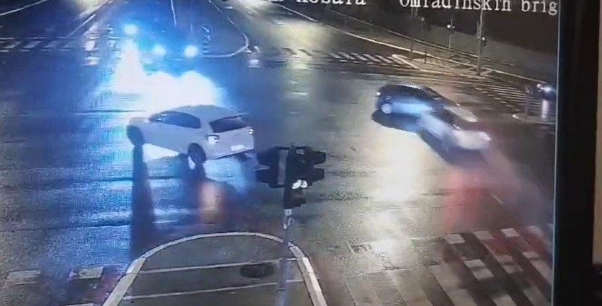 Trenutak udesa kod West 65