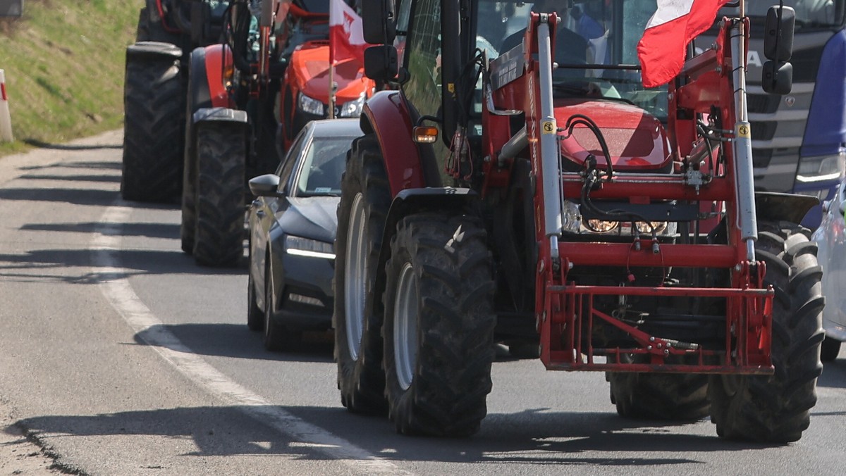 Kolejny incydent podczas protestu rolników. "Kierowca nie wytrzymał nerwowo"