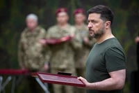 Ukraiński historyk ujawnia kulisy decyzji Zełenskiego. Patronem jednostki miał być wołyński zbrodniarz