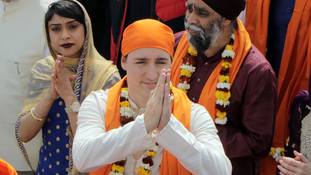 Justin Trudeau w Indiach 