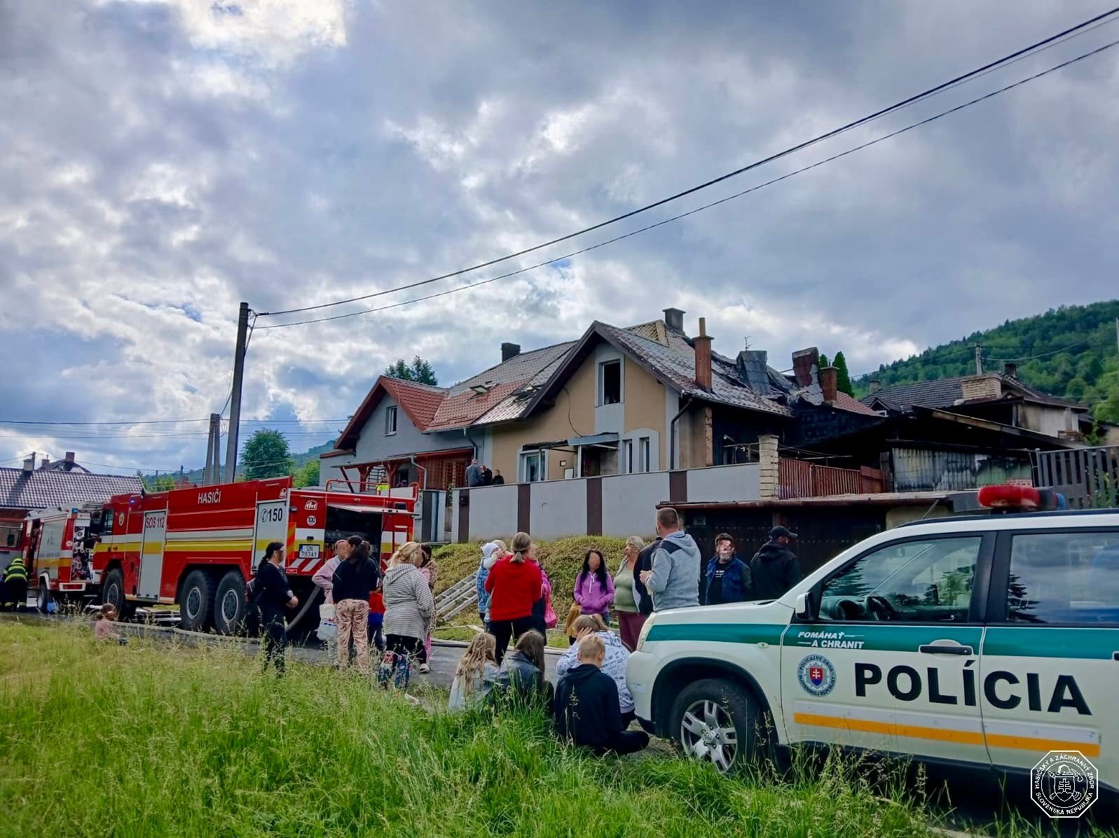 V Krompachoch vypukol  požiar bytových jednotiek a hospodárskych budov.