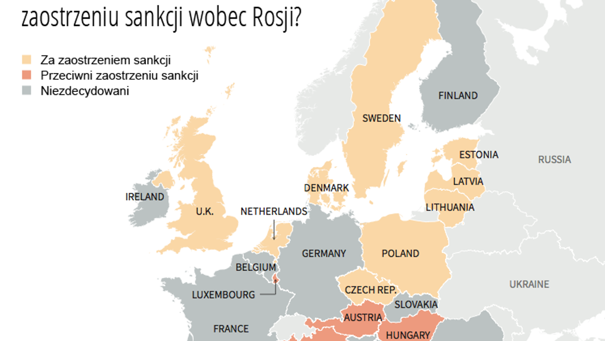 mapa sankce UE